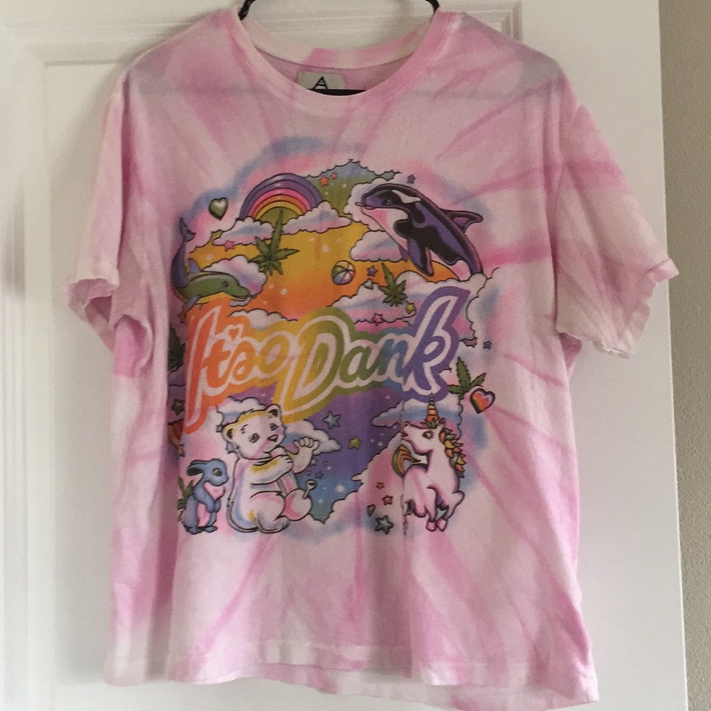 Rare AF It’so Dank Unif Lisa Frank Tee